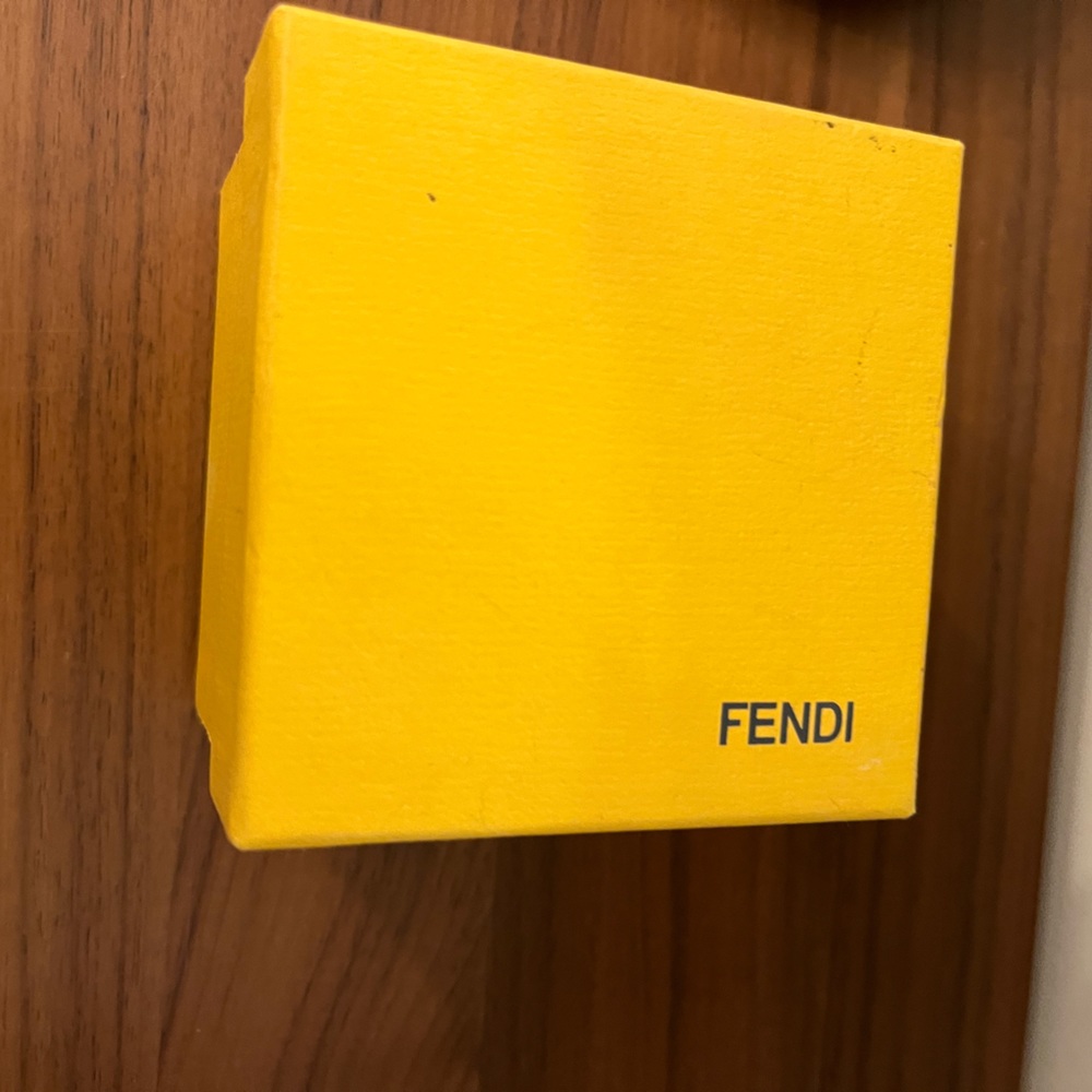 Small Fendi Presentation Box in Yellow